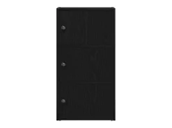 Estante 40x24x77 cm derivados de madeira carvalho preto