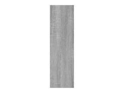 Estante 75x16x55 cm derivados de madeira cinzento sonoma