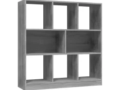 Estante 97,5x29,5x100 cm derivados de madeira cinzento sonoma PT502655