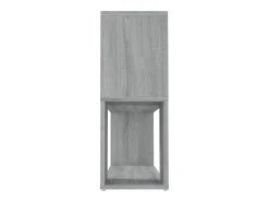 Estante 100x24x63 cm derivados de madeira cinzento sonoma