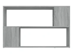 Estante 100x24x63 cm derivados de madeira cinzento sonoma