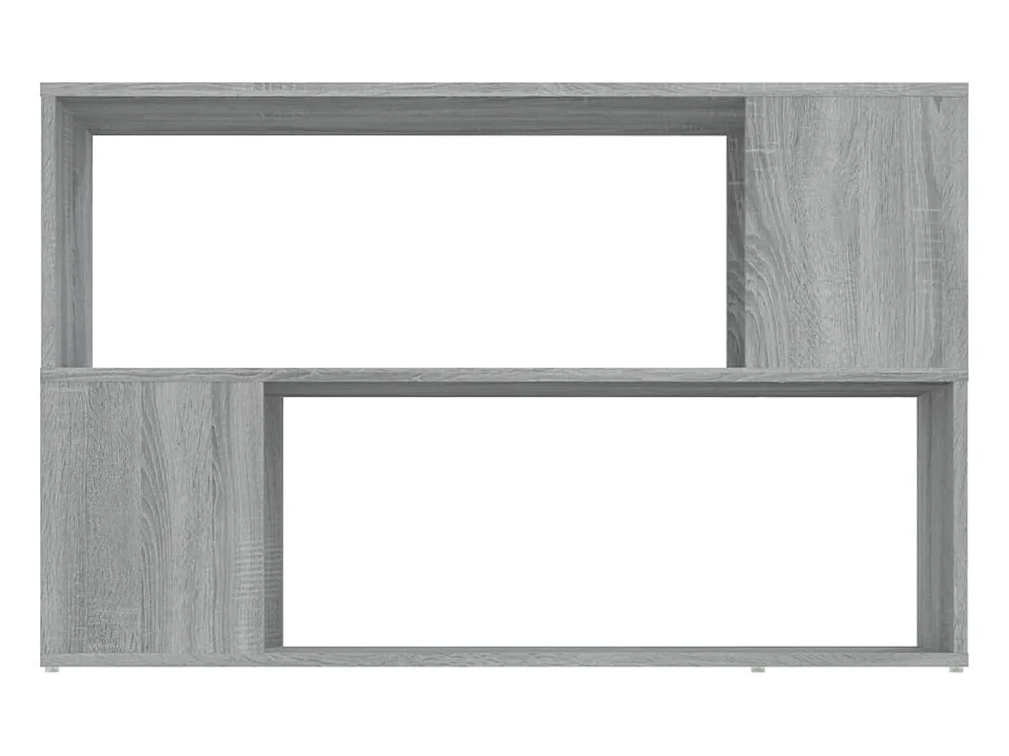 Estante 100x24x63 cm derivados de madeira cinzento sonoma