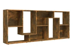 Estante 67x24x161 cm derivados de madeira carvalho fumado PT610903