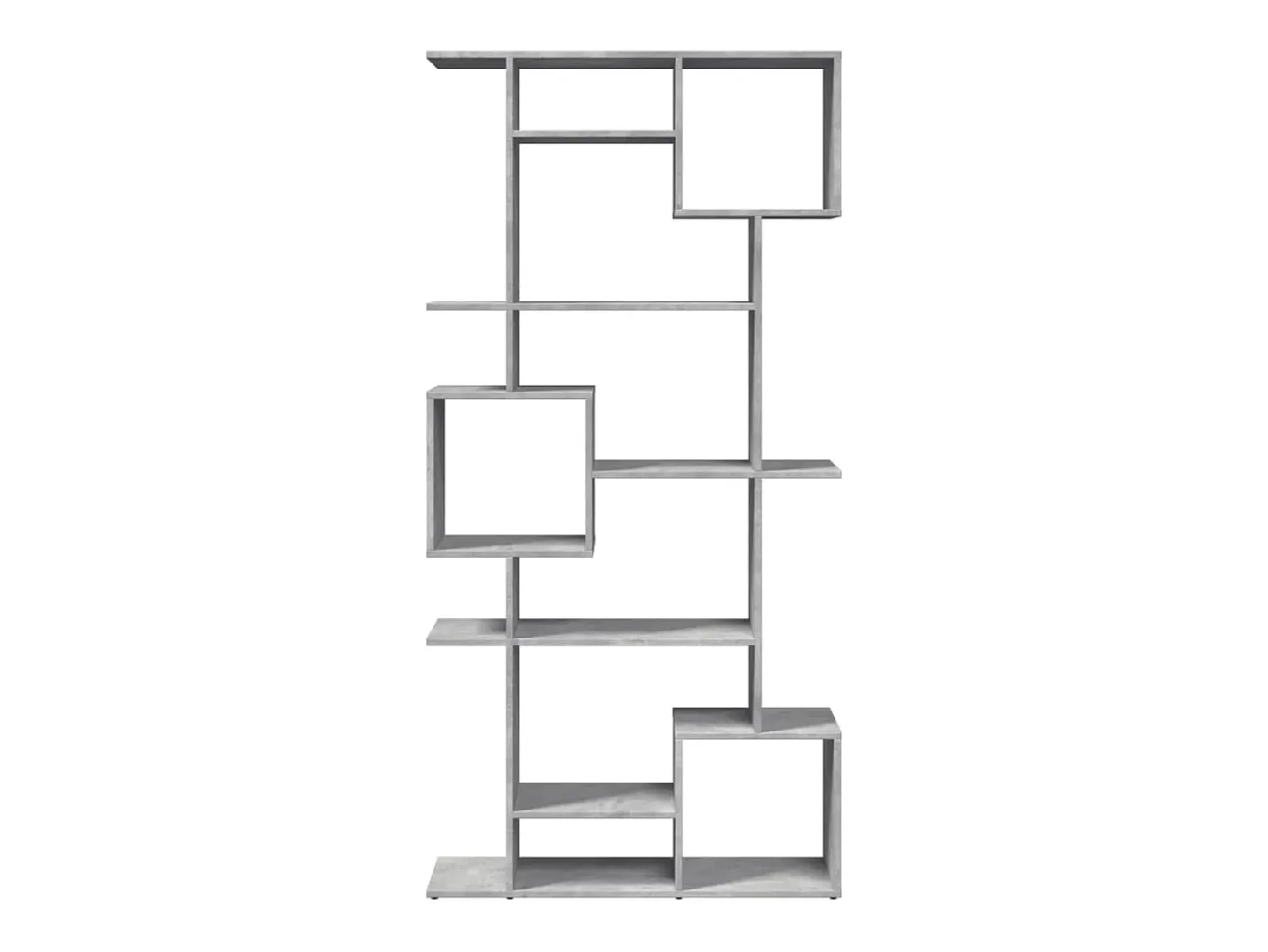 Estante 92x29x188 cm derivados de madeira cinzento cimento
