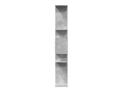 Estante 92x29x188 cm derivados de madeira cinzento cimento