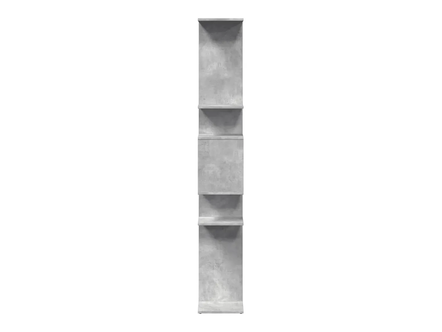 Estante 92x29x188 cm derivados de madeira cinzento cimento