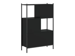 Estante 72x28x109 cm derivados de madeira preto