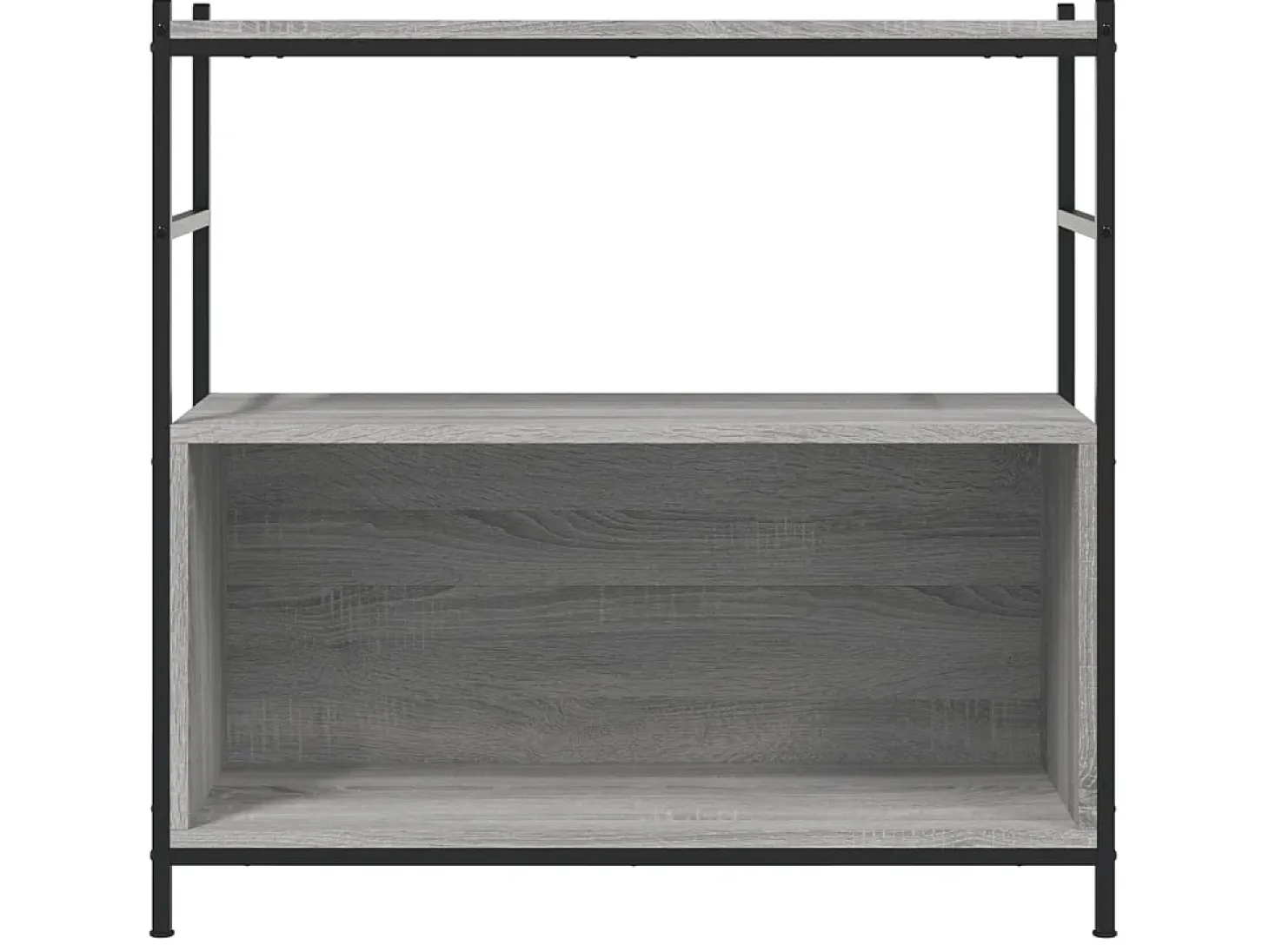 Estante 80x30x78,5 cm derivados de madeira e ferro cinza sonoma PT530380