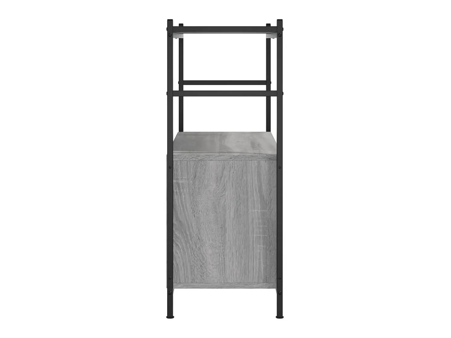 Estante 80x30x78,5 cm derivados de madeira e ferro cinza sonoma PT530380