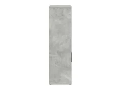 Estante 60x24x85 cm derivados de madeira cinzento cimento