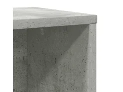 Estante 60x24x85 cm derivados de madeira cinzento cimento