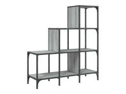 Estante 92x30x102 cm derivados de madeira e metal cinza sonoma PT516614