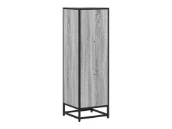 Estante 33,5x33x107,5 cm derivados de madeira cinzento sonoma