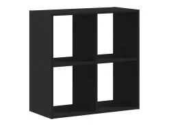 Estante 68,5x32x68,5 cm derivados de madeira preto PT907776