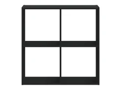 Estante 68,5x32x68,5 cm derivados de madeira preto PT907776