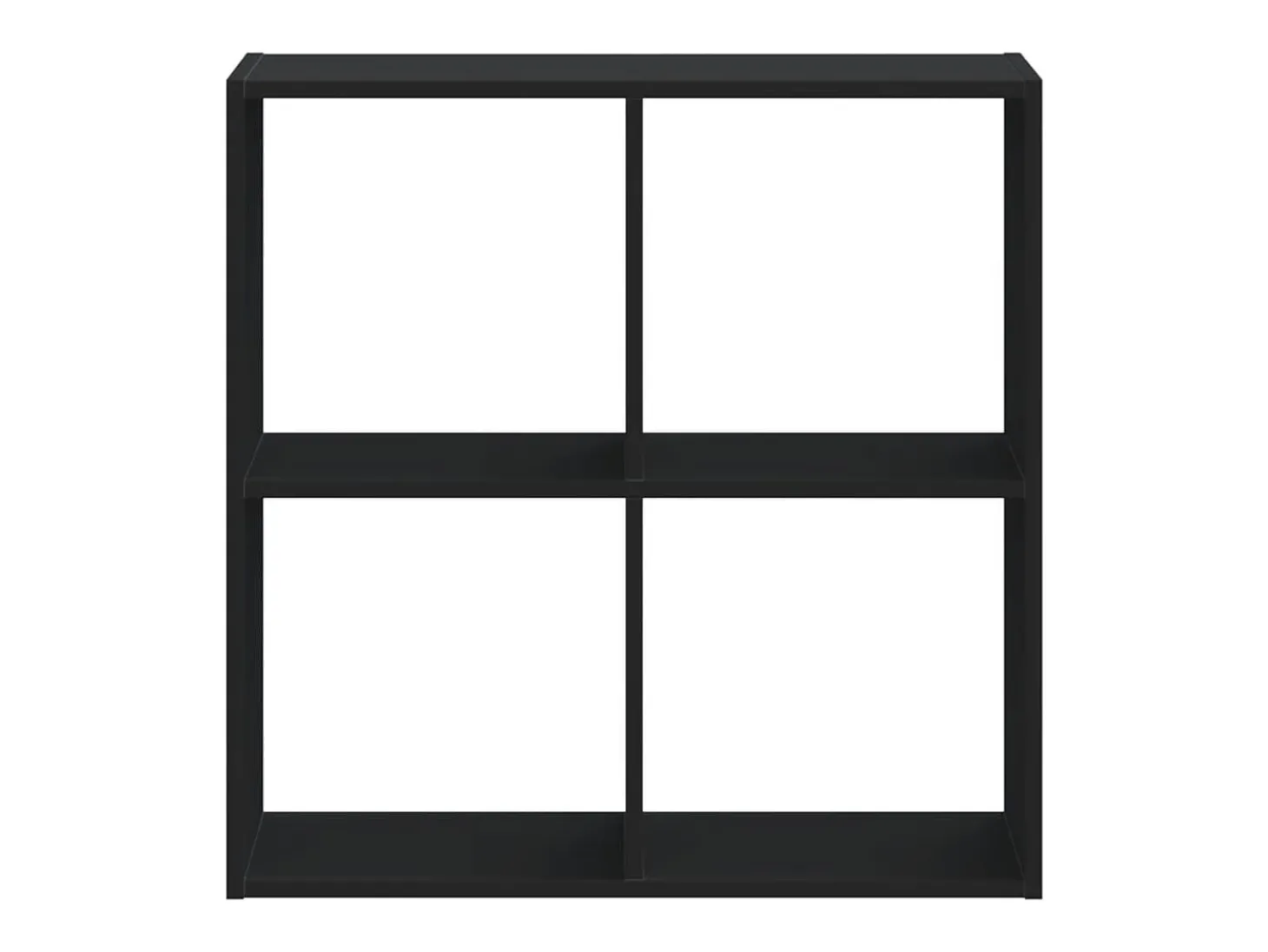 Estante 68,5x32x68,5 cm derivados de madeira preto PT907776