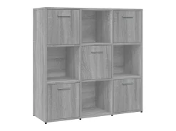 Estante 90x30x90 cm derivados de madeira cinzento sonoma PT781764