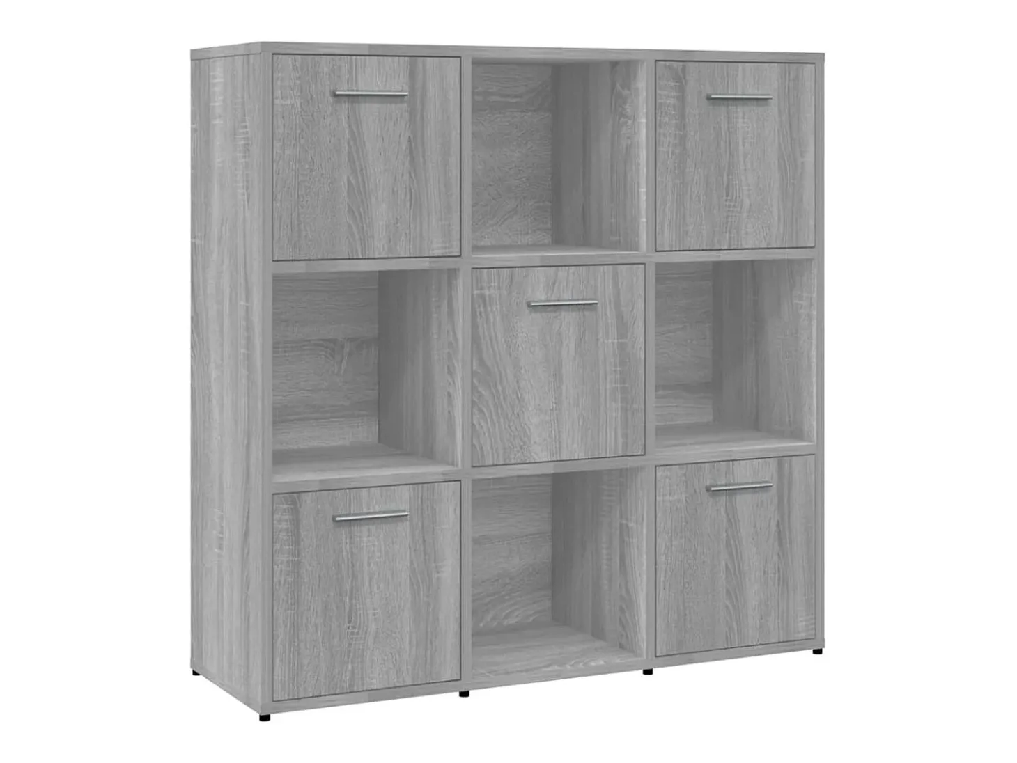 Estante 90x30x90 cm derivados de madeira cinzento sonoma PT781764