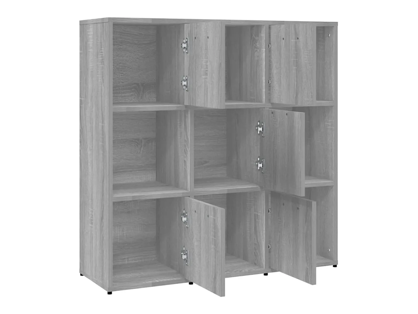 Estante 90x30x90 cm derivados de madeira cinzento sonoma PT781764
