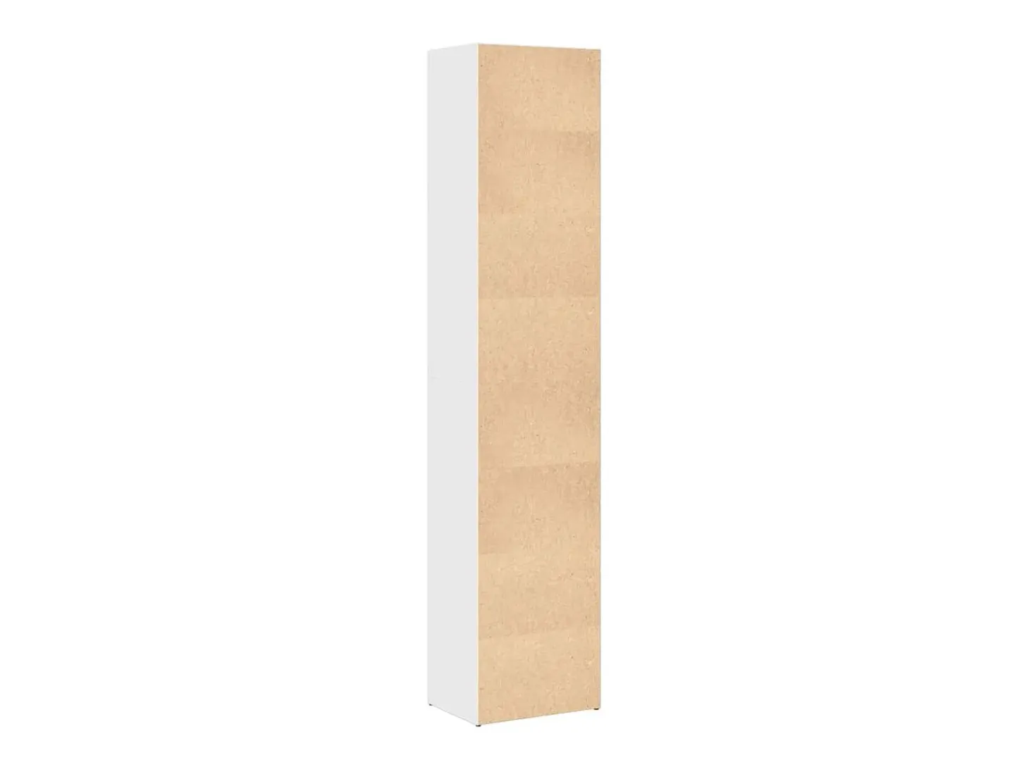 Estante 40x30x189 cm derivados de madeira branco brilhante