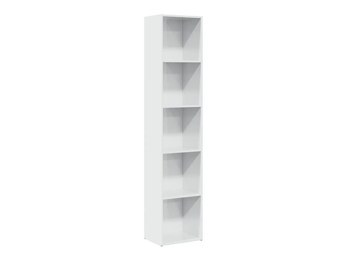 Estante 40x30x189 cm derivados de madeira branco brilhante