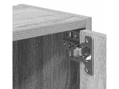 Estante 40x24x77 cm derivados de madeira cinzento sonoma