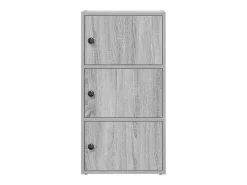 Estante 40x24x77 cm derivados de madeira cinzento sonoma