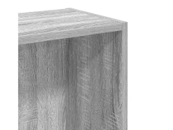 Estante 80x24x76 cm derivados de madeira cinzento sonoma