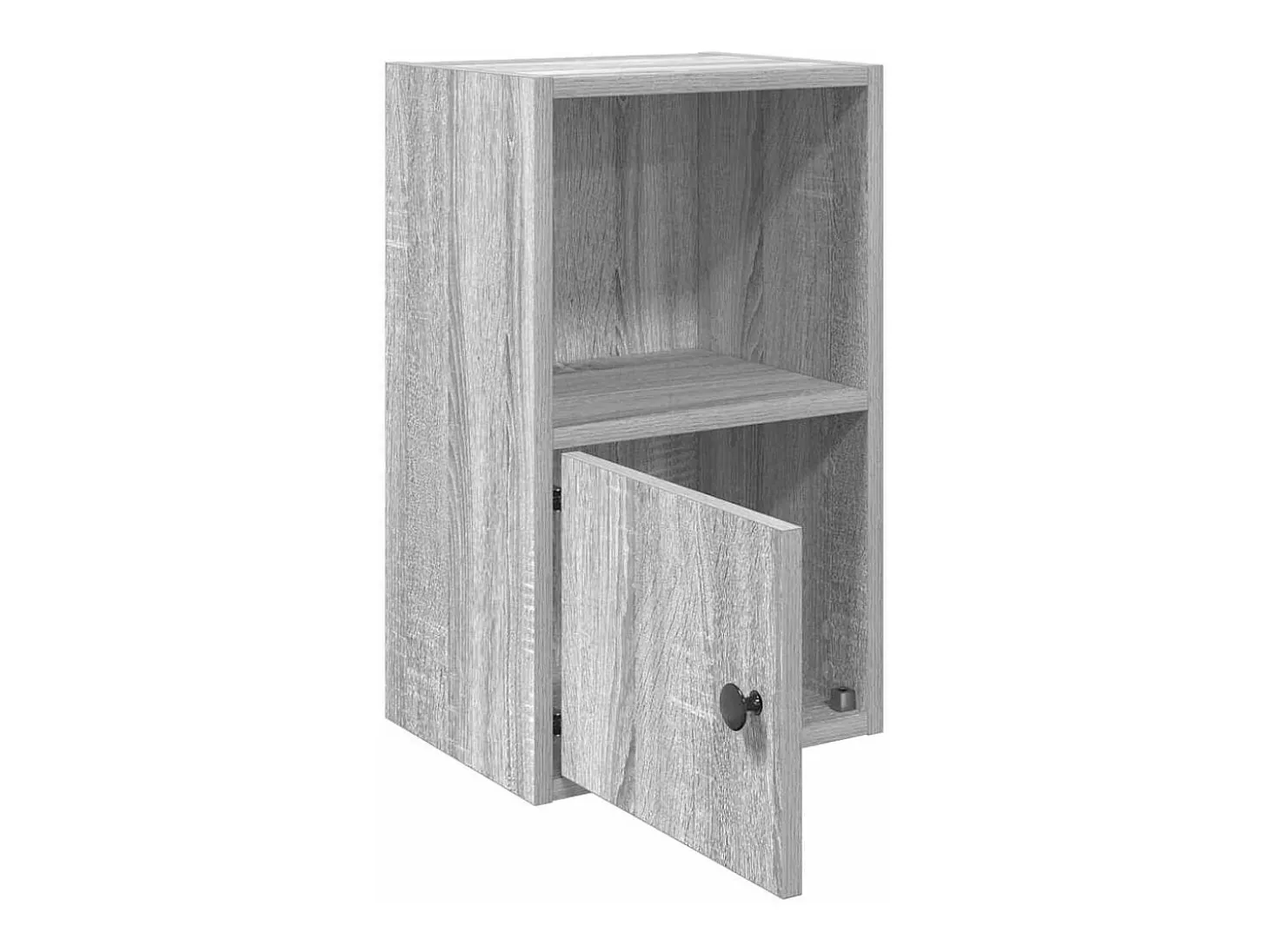 Estante 31x24x52 cm derivados de madeira cinzento sonoma