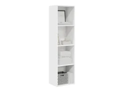 Estante 40x30x152 cm derivados de madeira branco