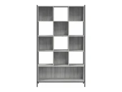 Estante 102x28x172 cm derivados de madeira cinzento sonoma
