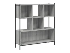 Estante 102x28x172 cm derivados de madeira cinzento sonoma