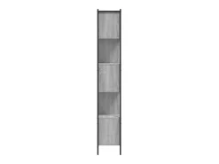 Estante 102x28x172 cm derivados de madeira cinzento sonoma