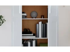 Estante 82,5x30,5x150 cm derivados de madeira branco