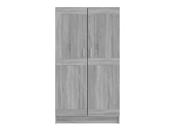 Estante 82,5x30,5x150 cm derivados de madeira cinzento sonoma PT726616