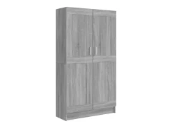Estante 82,5x30,5x150 cm derivados de madeira cinzento sonoma PT726616
