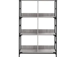 Estante 78,5x33x117,5 cm derivados de madeira cinzento sonoma PT691057