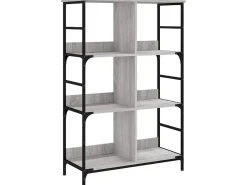 Estante 78,5x33x117,5 cm derivados de madeira cinzento sonoma PT691057