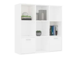 Estante 98x30x98 cm derivados de madeira branco PT874657