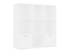 Estante 98x30x98 cm derivados de madeira branco PT874657