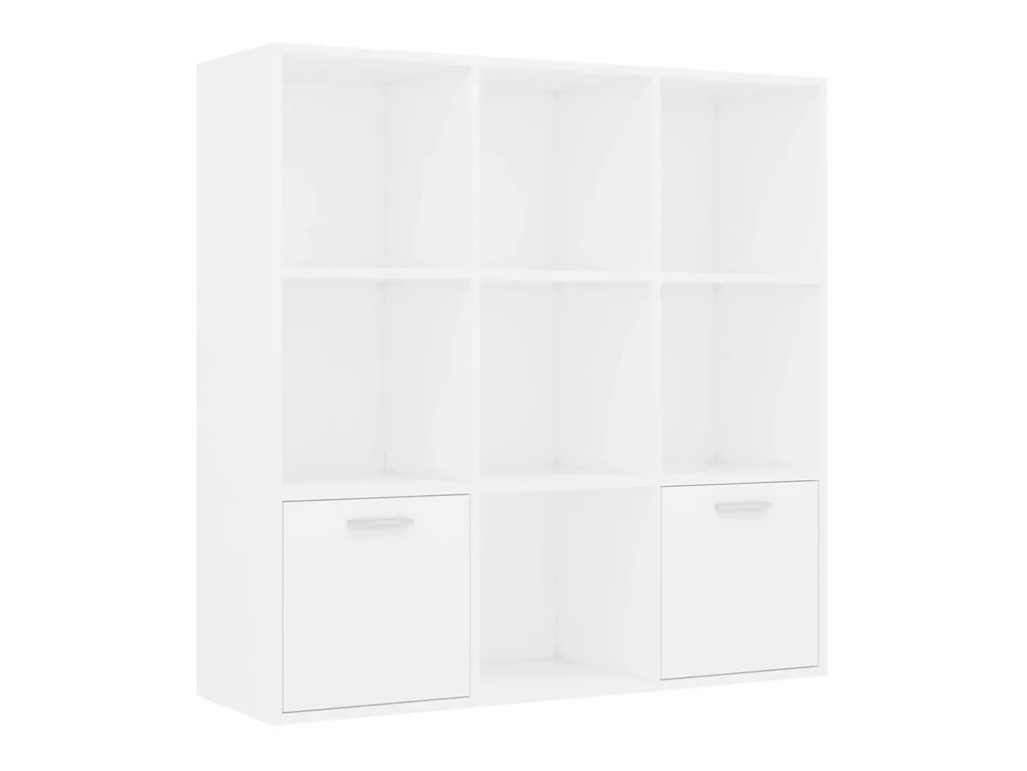 Estante 98x30x98 cm derivados de madeira branco PT874657