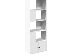 Estante 70x36x189 cm derivados de madeira branco PT429096