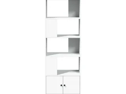 Estante 70x36x189 cm derivados de madeira branco PT429096