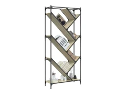 Estante 79x30x180 cm derivados de madeira/metal carvalho sonoma PT747878