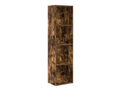 Estante 40x30x152 cm derivados de madeira carvalho fumado