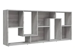 Estante 67x24x161 cm derivados de madeira sonoma cinza PT418972