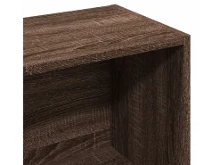 Estante 57x28,5x107,5 cm derivados de madeira carvalho castanho