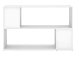 Estante 100x24x63 cm derivados de madeira branco PT394495