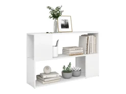 Estante 100x24x63 cm derivados de madeira branco PT394495