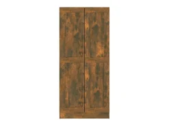 Estante 82,5x30,5x185,5 cm derivados de madeira carvalho fumado